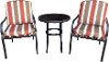 Maroon and Brown 3 Piece Bistro Set - Providence