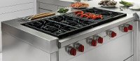 SRT486C-LP Wolf 48 Inch Sealed Burner LP Gas Rangetop with Six Burners and Infrared Charbroiler - Stainless Steel-3