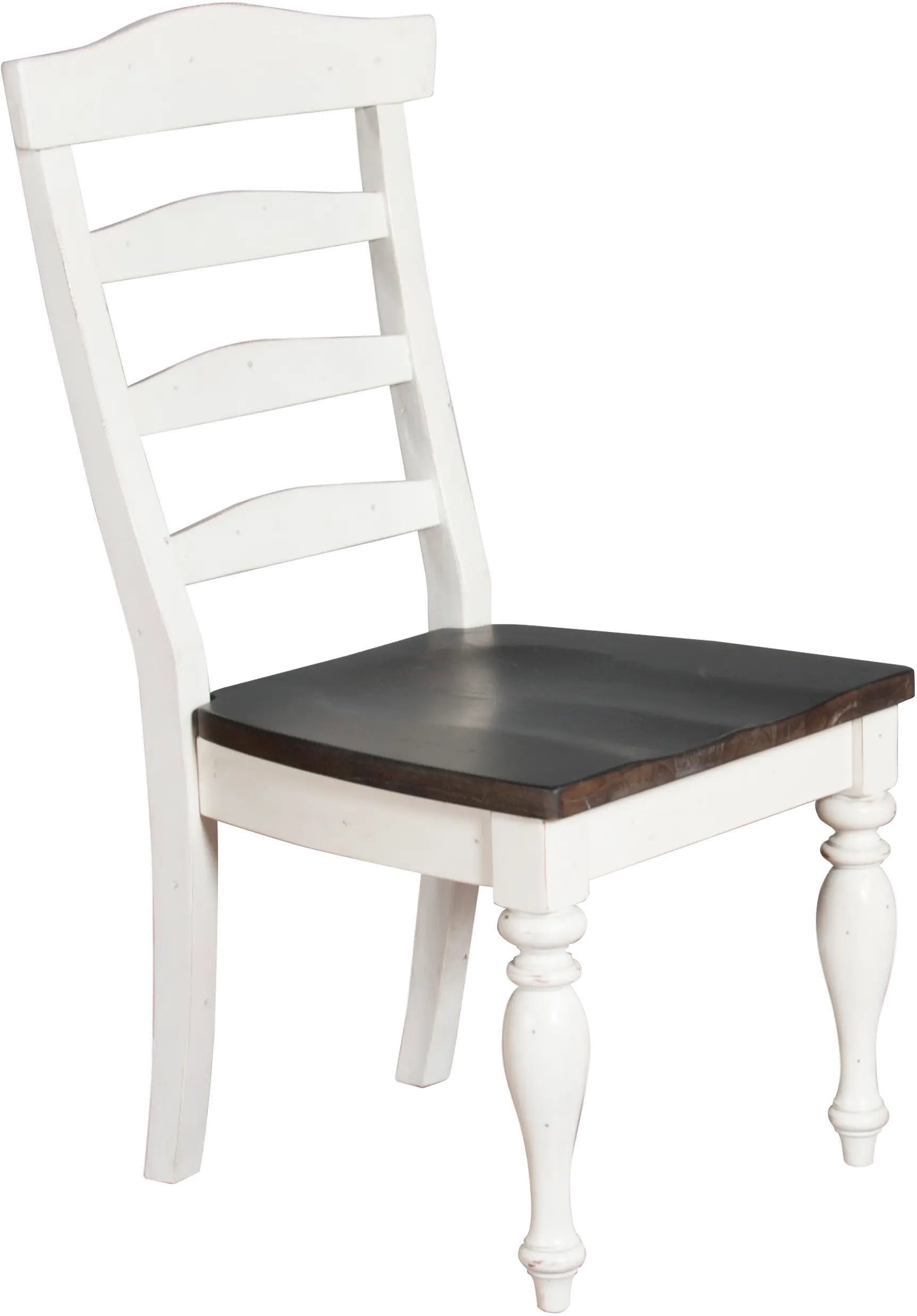 Bourbon County French Country White Two-Tone Dining Room Chair-1