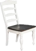 Bourbon County White Two-Tone Dining Chair