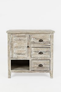 Washed Gray Craft Accent Chest - Artisan-4