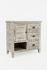 Washed Gray Craft Accent Chest - Artisan-5
