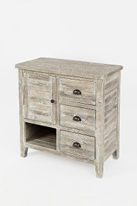 Washed Gray Craft Accent Chest - Artisan-8