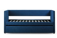 Classic Contemporary Blue Daybed with Trundle - Therese-4