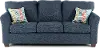 Wall St. Navy Blue Sofa