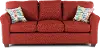 Wall St. Red Sofa