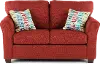 Wall St. Red Loveseat