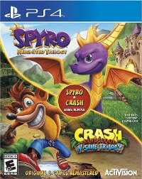 PS4 ACT 88312 Spyro and Crash Bandicoot Trilogies Bundle - PS4