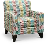 Wall St. Multicolor Accent Chair