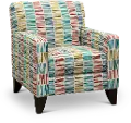 Wall St. Multicolor Accent Chair