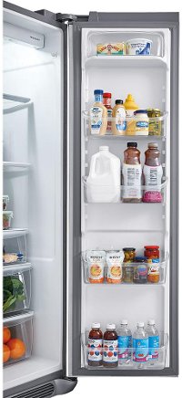FFSS2315TS Frigidaire 22.1 cu. ft. Side by Side Refrigerator - 33 Inch Stainless Steel-4