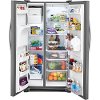 FFSS2315TS Frigidaire Side-by-Side Refrigerator - 33 Inch Stainless Steel-2