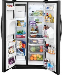 FFSS2315TD Frigidaire Side-by-Side Refrigerator - 33 Inch Black Stainless Steel-2