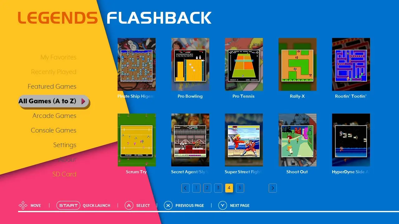 FB8650 Legends Flashback Retro Gaming System-6