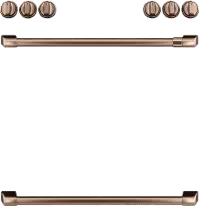 CXFCGHKPMCU Cafe Handle and Knob Set - Brushed Copper