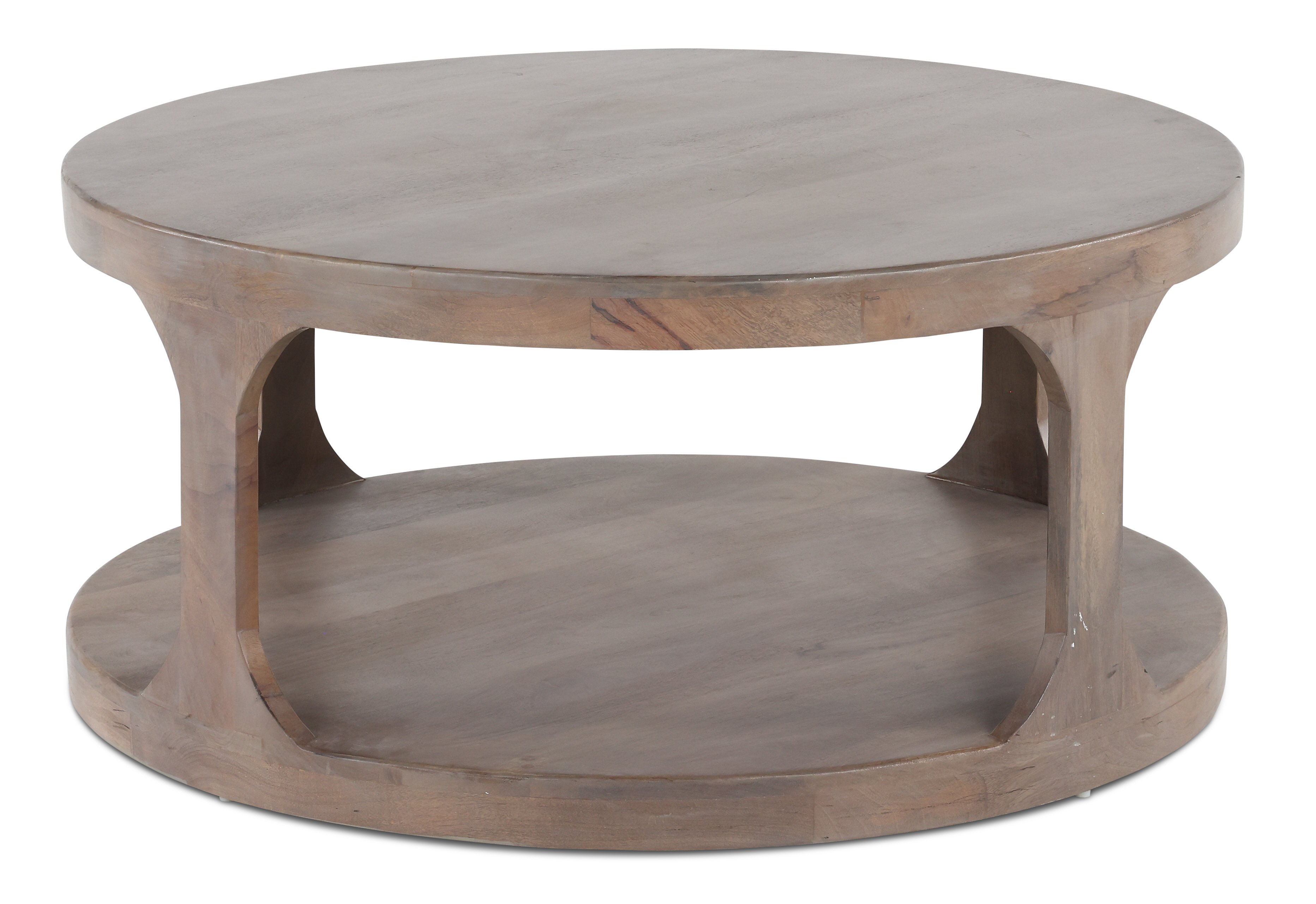 Misty Ash Round Coffee Table - Mason-1