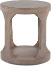 Mist Ash Round End Table - Mason
