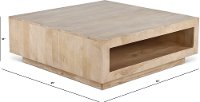 Ash Finished Coffee Table - Chicago-4