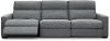 Navy Blue Triple Power Reclining Sofa - Angler