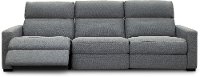 Navy Blue Triple Power Reclining Sofa - Angler