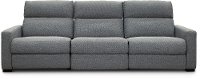Navy Blue Triple Power Reclining Sofa - Angler-2