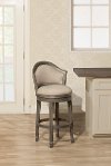 4707-830 Distressed Gray 30 Inch Swivel Bar Stool - Monae