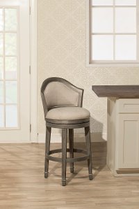 4707-830 Distressed Gray 30 Inch Swivel Bar Stool - Monae