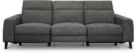 Charcoal Gray Transitional Power Reclining Sofa - Royals