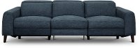 Navy Blue Transitional Power Reclining Sofa - Royals-3