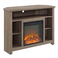 Driftwood Corner Highboy 44 Inch Fireplace TV Stand-2