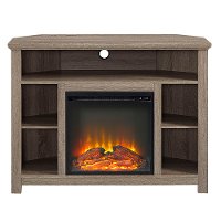 Driftwood Corner Highboy 44 Inch Fireplace TV Stand-3