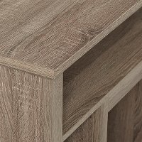Driftwood Corner Highboy 44 Inch Fireplace TV Stand-4