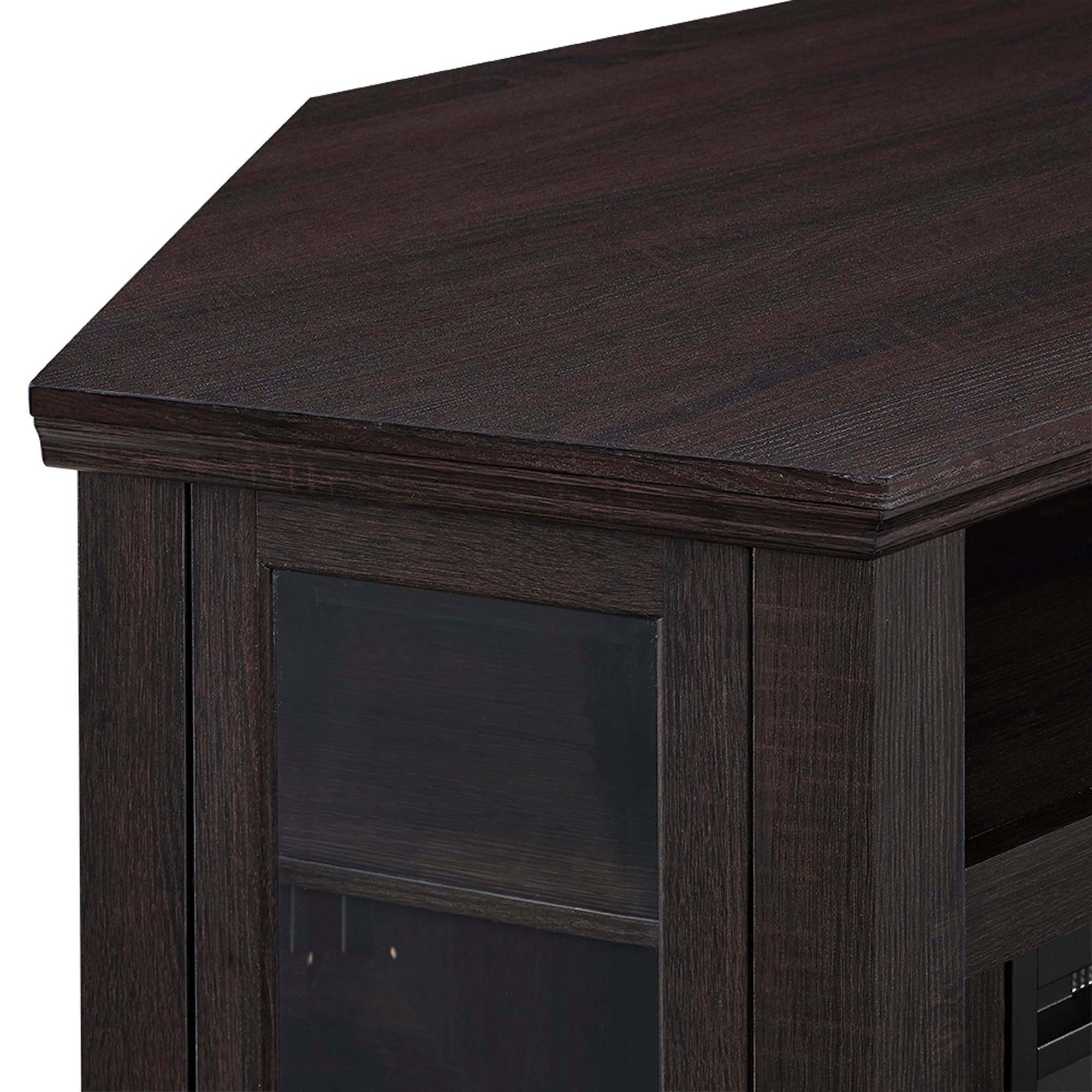 W48FPCRES Espresso 48 Inch Corner Fireplace TV Stand-4