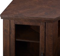 48 Inch Brown Corner Fireplace TV Stand-4