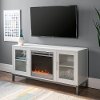 White 52 Inch Fireplace TV Stand