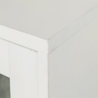White 52 Inch Fireplace TV Stand-4