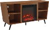 Acorn Brown 52 Inch Angled Fireplace TV Stand-2