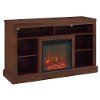 Brown 52 Inch Fireplace TV Stand-2