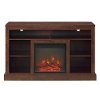 Brown 52 Inch Fireplace TV Stand-3