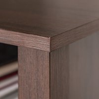 Espresso Brown 58 Inch Highboy Fireplace TV Stand-2