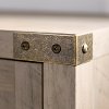 Gray Wash 58 Inch Farmhouse Fireplace TV Stand-2