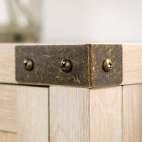White Oak 58 Inch Farmhouse Fireplace TV Stand-3