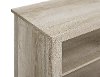 White Oak 70 Inch Rustic Fireplace TV Stand-4