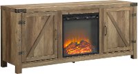 Rustic Oak 58 Inch Farmhouse Fireplace TV Stand-3
