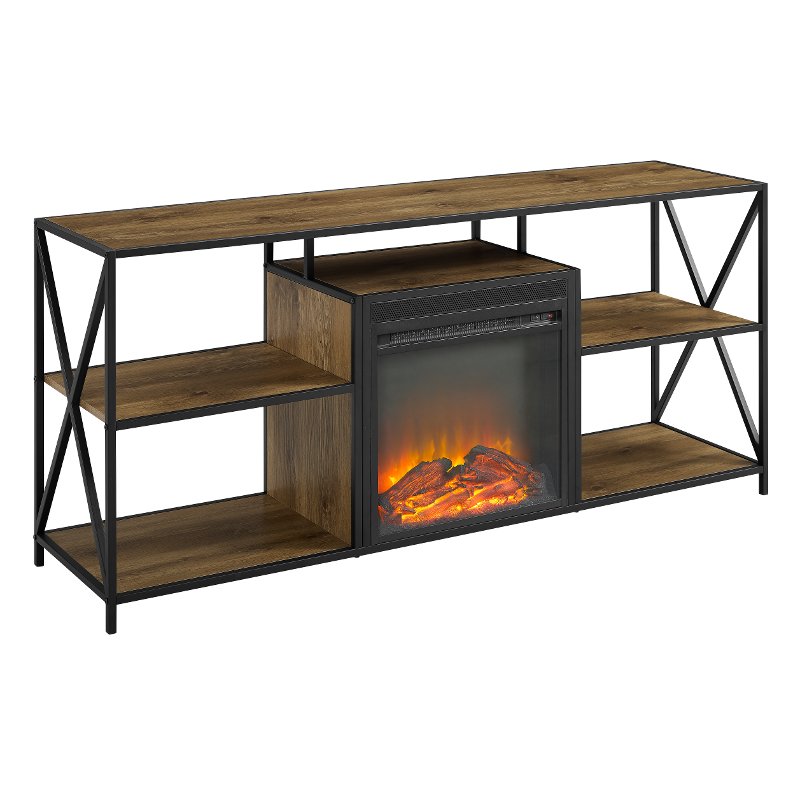 Barnwood 60 Inch Fireplace Tv Stand