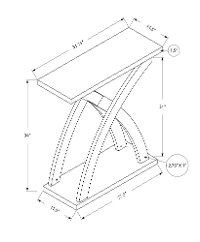 Brown Contemporary Accent Table-3