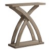 Taupe Contemporary Accent Table