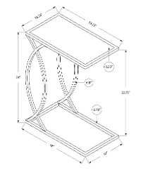 Mirror and Gold Contemporary Accent Table-2
