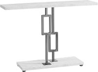 Cement and Black 48 Inch Modern Accent Table-2