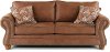 Casual Traditional Mocha Brown Sofa - Tahoe